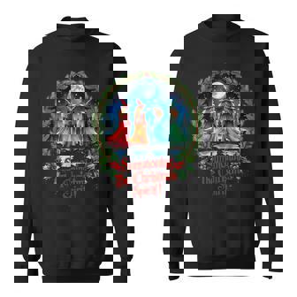 Winter Solstice Happy Yule Merry & Magical Candy Cane Sweatshirt | Seseable FR