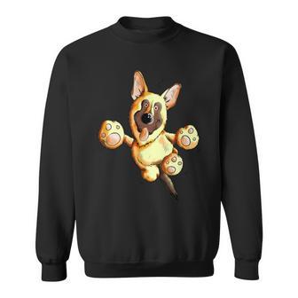 Witziger Deutscherchäferhund I Comic I Hunde Fan Sweatshirt - Geschenkecke