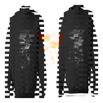 Wolf In Nature Forest Mountains Adventure Sweatshirt | Seseable FR