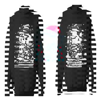 Worst Elephant -Ever Entangled Christmas Lights Tank Top Sweatshirt Unisex | Mazezy