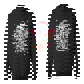 Worst Elephant Santa Ever Christmas Xmas Sweatshirt Unisex | Mazezy