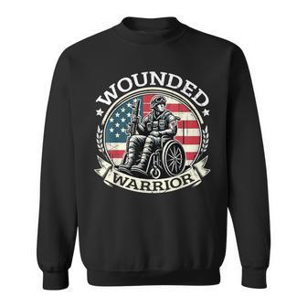 Wounded Warrior American Hero Veteran Military Support Sweatshirt - Thegiftio UK