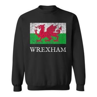 Wrexham Football Wales Welsh Soccer Jersey Retro Vintage Sweatshirt - Thegiftio UK