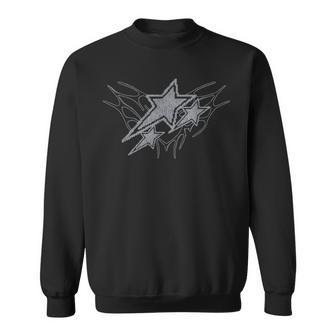 Y2k Stars 2000S Tattoo Vintage Grunge Graphic Sweatshirt - Thegiftio