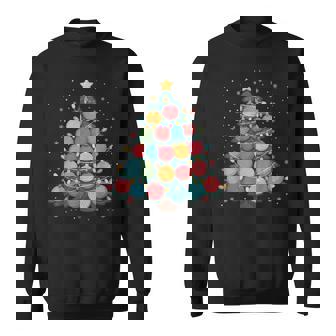 Yarn Christmas Tree Crochet Knitting Quilter Sewing Sweatshirt | Seseable CA