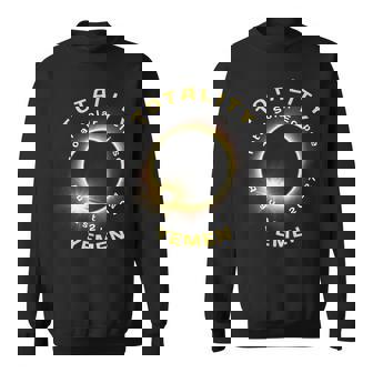 Yemen Total Solar Eclipse August 2 2027 Souvenirs Sweatshirt Unisex | Mazezy