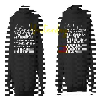 Yesterday My Baby Today My Hero Proud Military Parents Mom Sweatshirt Unisex | Mazezy