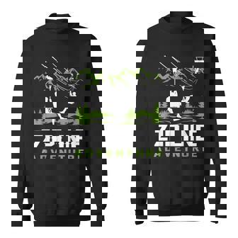 Zipline Adventure Extreme Sports Adventure Zipliner Sweatshirt Unisex | Mazezy