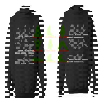 Zucchini Doing Yoga Vegan Kawaii Zen Sweatshirt Unisex | Mazezy