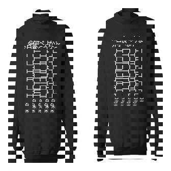 【今日何食べようかな 白米】あみだくじ ごはん ご飯 遊び心 おもしろ 面白い ユーモア ネタ ウケ狙い 笑える 変な スウェットシャツ - Kawaiitshirt