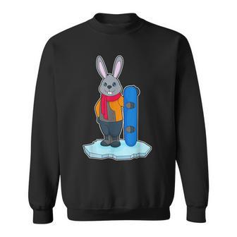 うさぎ スノーボーダー スノーボード スポーツ スウェットシャツ - Kawaiitshirt