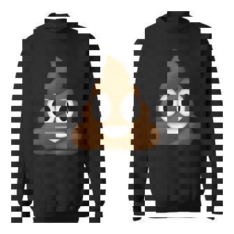 うんちパイル 笑顔 ハッピー うんちパイル うんちの渦 かわいい おもしろい 長袖tシャツ スウェットシャツ - Kawaiitshirt