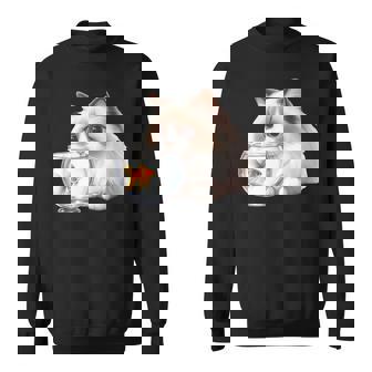 おさるのラグドール 猫と金魚 スウェットシャツ - Kawaiitshirt