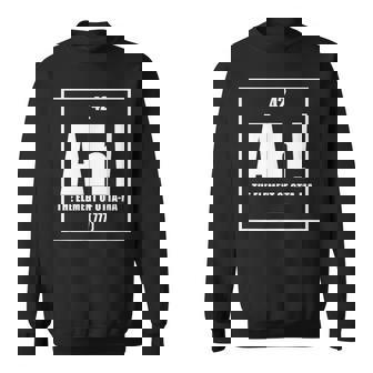 おったま Ah 元素デザイン おもしろ理系 サプライズ要素 42 ナンバー グラフィック スウェットシャツ - Kawaiitshirt