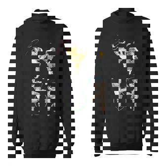 おもしろ新体操猫 スウェットシャツ - Kawaiitshirt