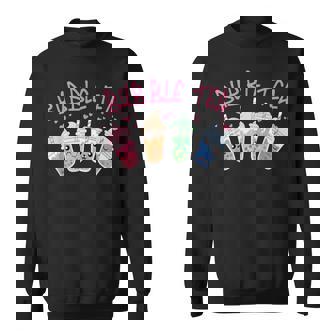 かわいいシャボン玉 ティーカップ 愛らしい集合 シャボン玉 スウェットシャツ - Kawaiitshirt