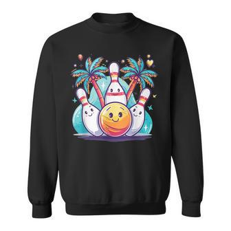 かわいいボウリングアート I キッズボウリング スウェットシャツ - Kawaiitshirt