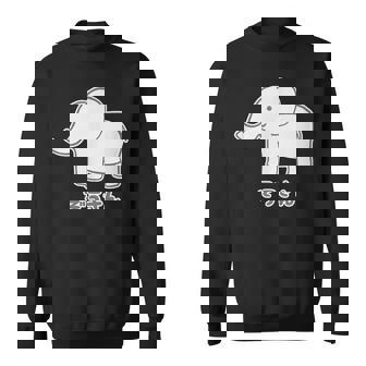 ぞうさん 象（Aタイプ）シンプル【どうぶつフレンズ】動物 イラスト かわいい デザイン スウェットシャツ - Kawaiitshirt