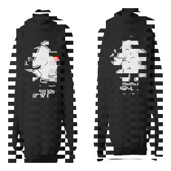 ぞうさん 象（りんご うれしいな I タイプ）【どうぶつフレンズ】面白 動物 イラスト スウェットシャツ - Kawaiitshirt