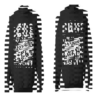 なぜなら私はマスター・ガナリー・サージェント・マジスグだからだ Nco 長袖tシャツ スウェットシャツ - Kawaiitshirt