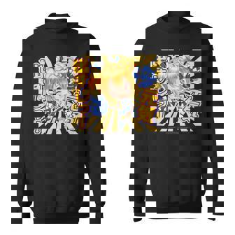 ひなビタスタンプ 一舞04「元気出すしっ！」 スウェットシャツ - Kawaiitshirt