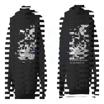 みんなの地球 アニマル キリン カンガルー カピバラ クアッカワラビー ワオキツネザル ハリネズミ メンズ レディース スウェットシャツ - Kawaiitshirt