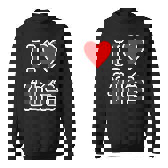 アイラブ・仙台《宮城》（I Love ハート）【47都道府県】Jimo-T ジモティ 地元愛 お土産 面白い スウェットシャツ - Kawaiitshirt