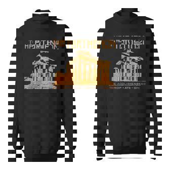 アクロポリスのパルテノン神殿 アテネ ギリシャ スウェットシャツ - Kawaiitshirt