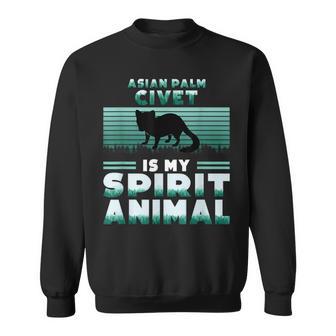 アジアンパームシベットは私のスピリットアニマルラバーです スウェットシャツ - Kawaiitshirt