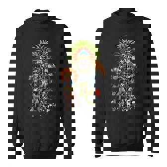 アステカの神ミクトランテクトリ古代マヤの神話の神々 スウェットシャツ - Kawaiitshirt