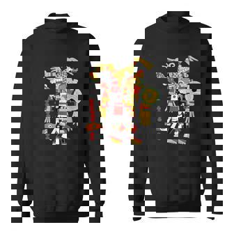 アステカ人、インカ人、メキシコの芸術彫刻マヤマヤン スウェットシャツ - Kawaiitshirt