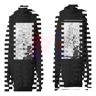 アニメ少女 姉オタク 長袖tシャツ スウェットシャツ - Kawaiitshirt