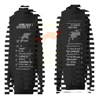 アノマロカリス 事実 最初の頂点捕食者 カンブリア紀 古生物 化石 科学 学習 進化 歴史 海洋 比較 スウェットシャツ - Kawaiitshirt