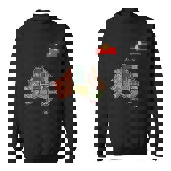 アボリジニ・アート・オーストラリア スウェットシャツ - Kawaiitshirt