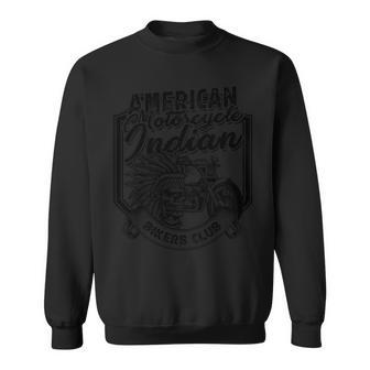 アメリカンモーターサイクル インディアン バイカーズクラブ 先住民 長袖tシャツ スウェットシャツ - Kawaiitshirt