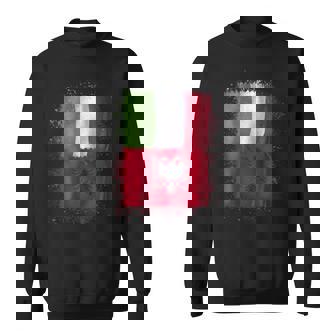 アルバニアのイタリアの愛-アルバニアとイタリア 長袖tシャツ スウェットシャツ - Kawaiitshirt