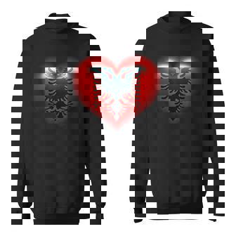 アルバニア国旗 イーグル ダブル レッド アルバニア シュキペ コソボ スウェットシャツ - Kawaiitshirt