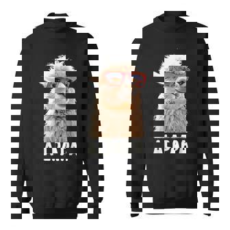 アルパカ・パパ・アルパパ・ラマ・パパ・アルパカ・パパ・ワーター・ワンダリングalpapa スウェットシャツ - Kawaiitshirt