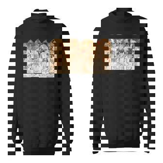 アルフォンス・マリア・ミュシャの季節 長袖tシャツ スウェットシャツ - Kawaiitshirt