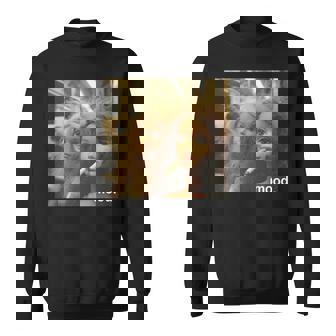 アンティーク調のドールフェイスミーム 長袖tシャツ スウェットシャツ - Kawaiitshirt