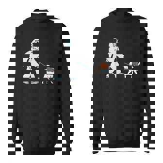 イエティウォーキングパピヨンクリプトゾロジー犬 スウェットシャツ - Kawaiitshirt