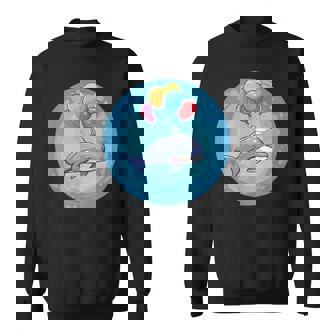 イルカと風船のコスチュームで一日を明るくしましょう。 スウェットシャツ - Kawaiitshirt