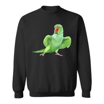 インドのワカケホンセイオウムの鳥 スウェットシャツ - Kawaiitshirt