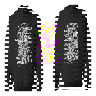 インベーダージムアイムノーマルアイラブアースデイ スウェットシャツ - Kawaiitshirt