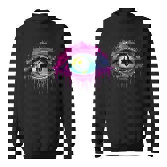 ウィアードコアアイボールドリームコアエステティックグランジエッジィトリッピー スウェットシャツ - Kawaiitshirt