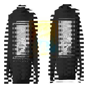 ウィリアム・ブレイク ジェイコブの梯子 芸術 象徴主義 神秘主義 魔法 William Blake Jacob スウェットシャツ - Kawaiitshirt