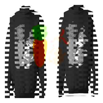ウサギ ニンジン スウェットシャツ - Kawaiitshirt