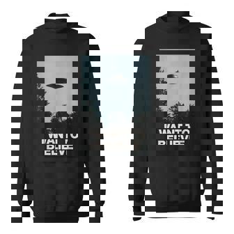 エイリアンufoアパレル「I Want To Believe」 スウェットシャツ - Kawaiitshirt