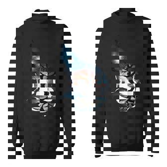 オオカミ 動物 顔 アート グラフィック 野生動物 カラフル 狼の恋人 スウェットシャツ - Kawaiitshirt