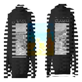 オーギュスト・ルノワール ビーチのフィギュア スウェットシャツ - Kawaiitshirt